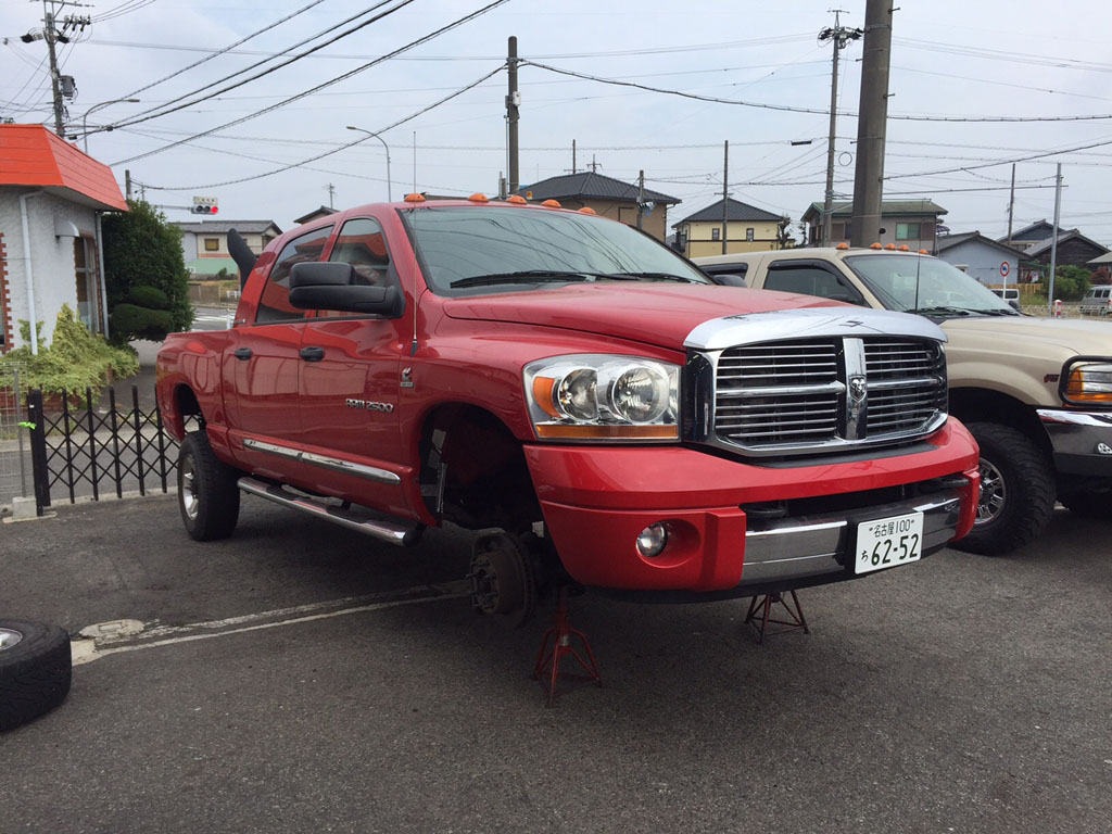 ダッジラムメガキャブ 納車整備