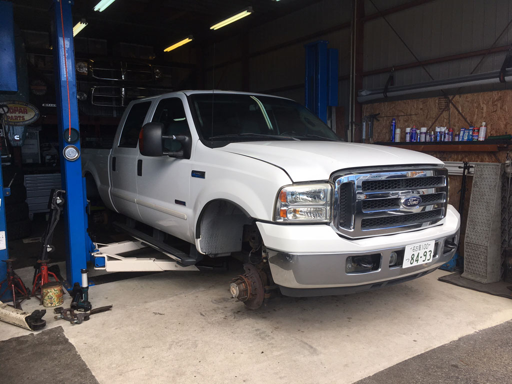 フォード F250の納車準備