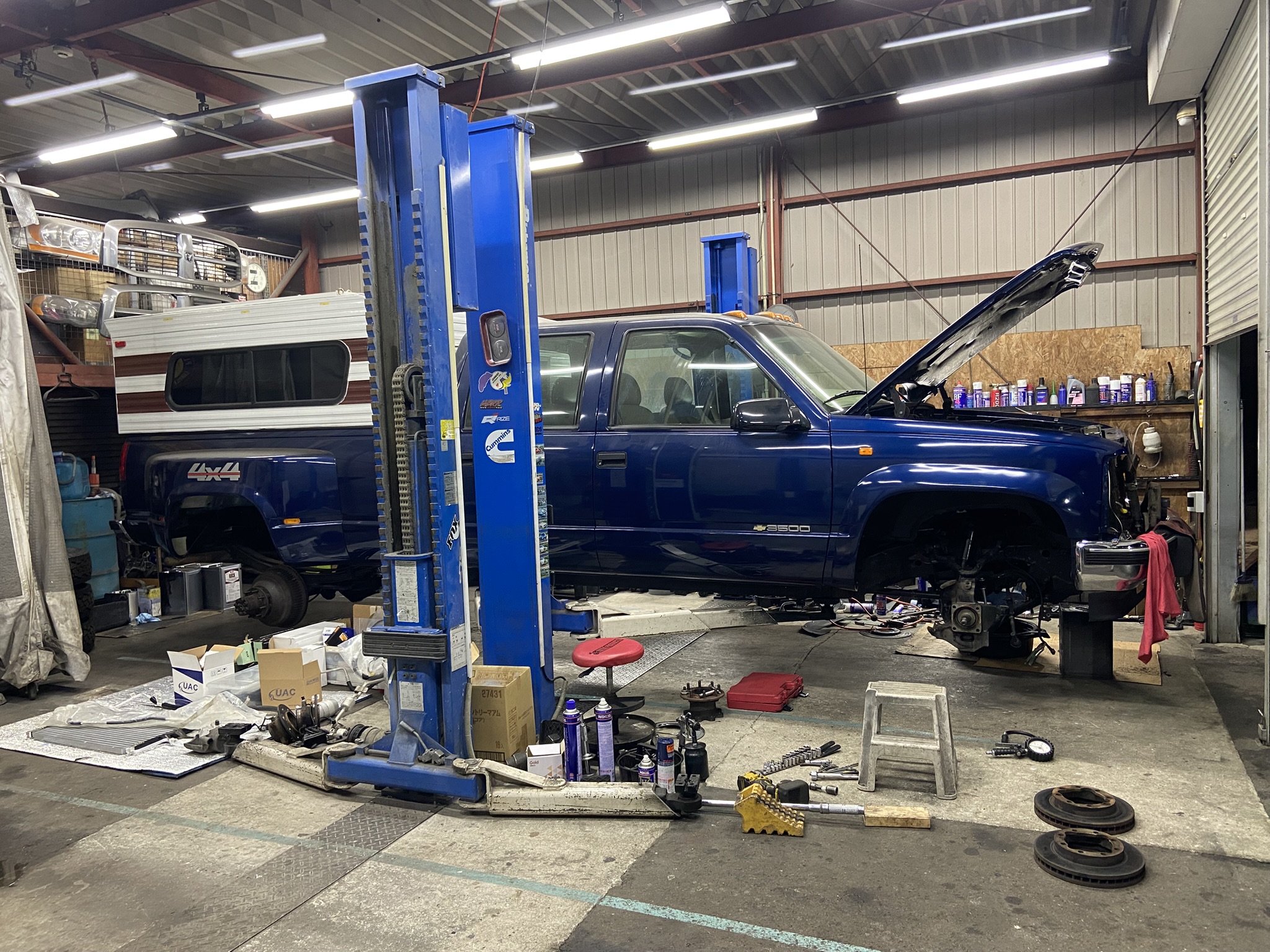 納車準備 1996y シボレーK3500 新車並行