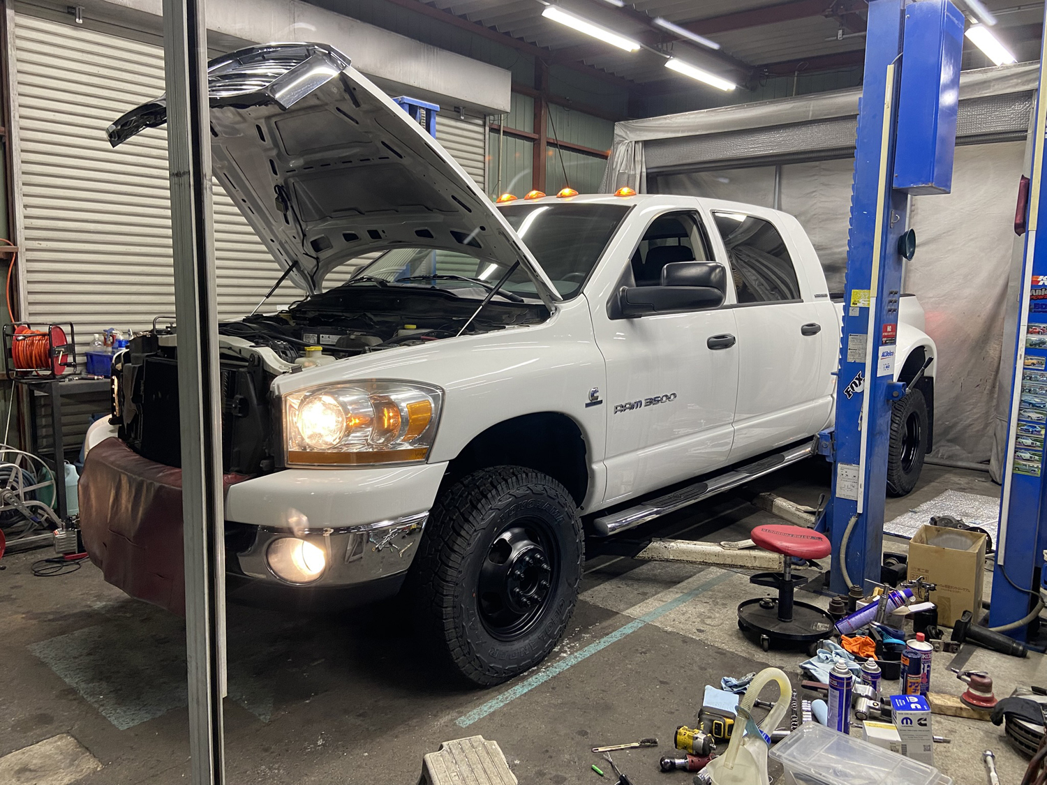 納車準備 06y ラム3500 メガキャブ カミンズ